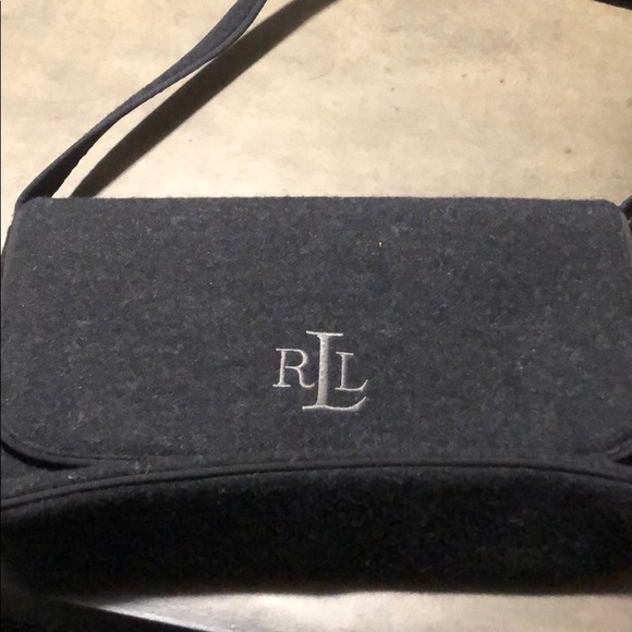 Ralph Lauren Grey wool purse - Picture 1 of 1